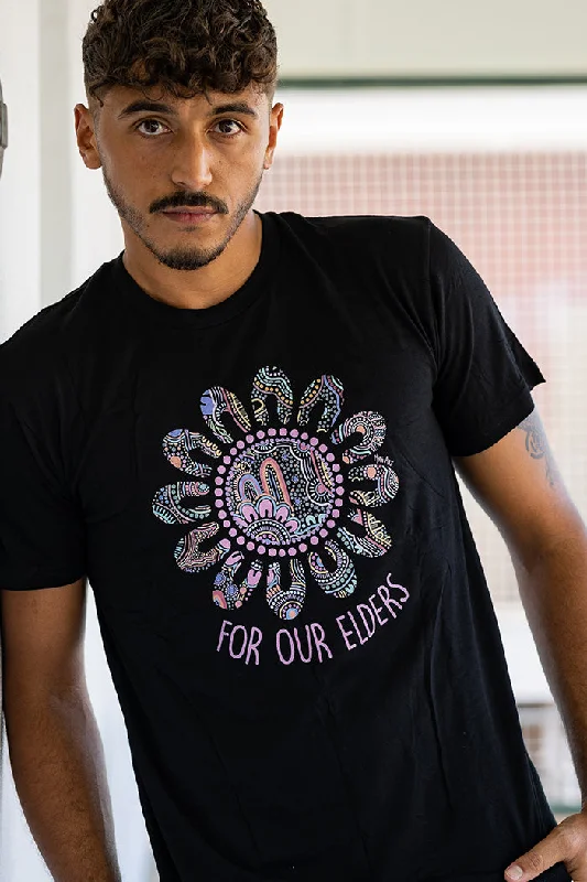 Today's Special Connection Through Generations (Purple) Black Cotton Crew Neck Unisex T-Shirt Today's Special Connection Through Generations (Purple) Black Cotton Crew Neck Unisex T-Shirt