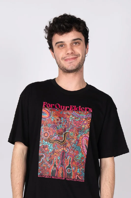 Unbeatable Deal Knowledge Holders Black Cotton Crew Neck Unisex T-Shirt