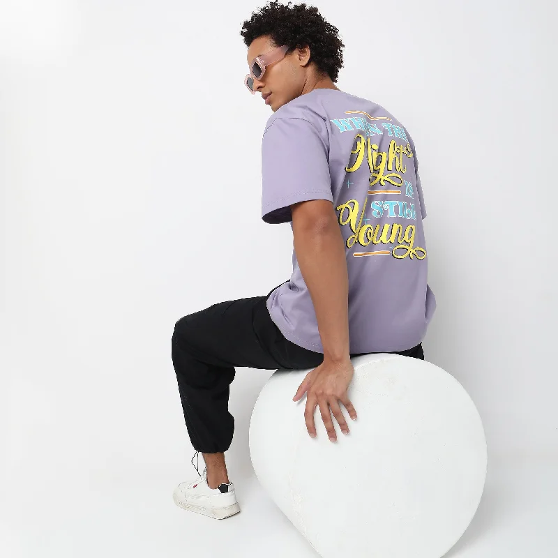 Now or Never Oversize Graphic T-Shirt