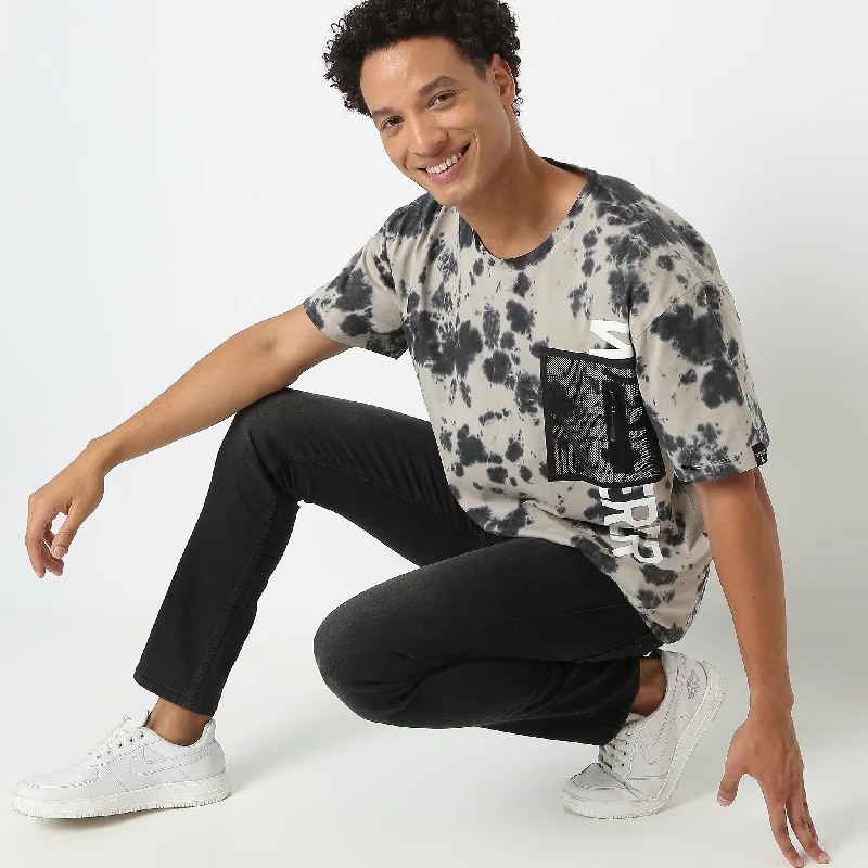 Savings Spectacular Trendy Oversize Tie - Dye Tees