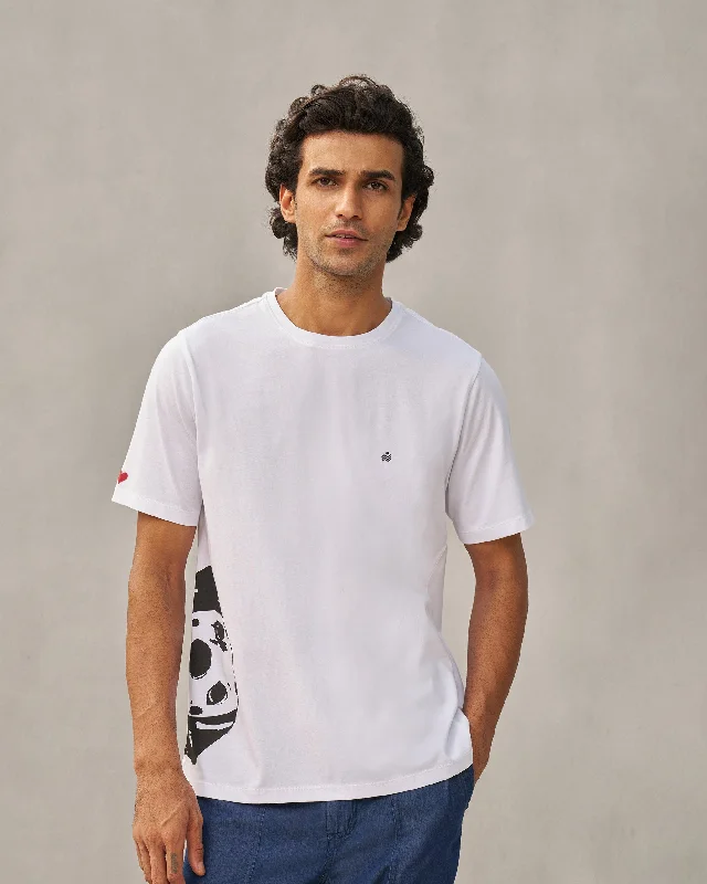 Year-End Clearance Peekaboo Dalmation T-shirt - White