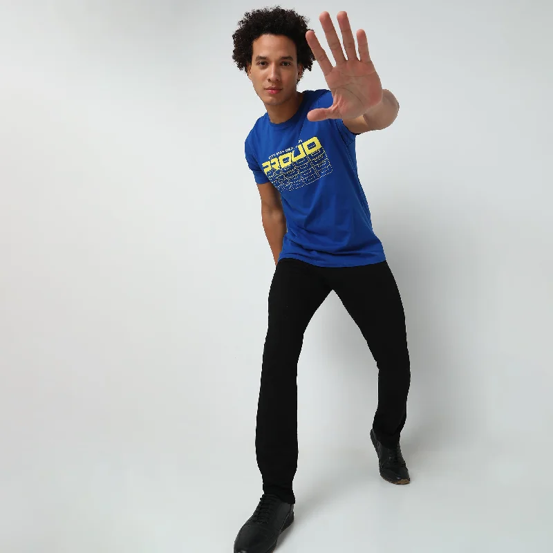 Overstock Sale Regular Fit Graphic T-Shirt