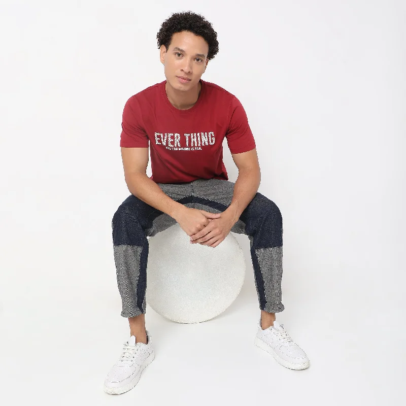 Don't Wait Regular Fit Graphic T-Shirt