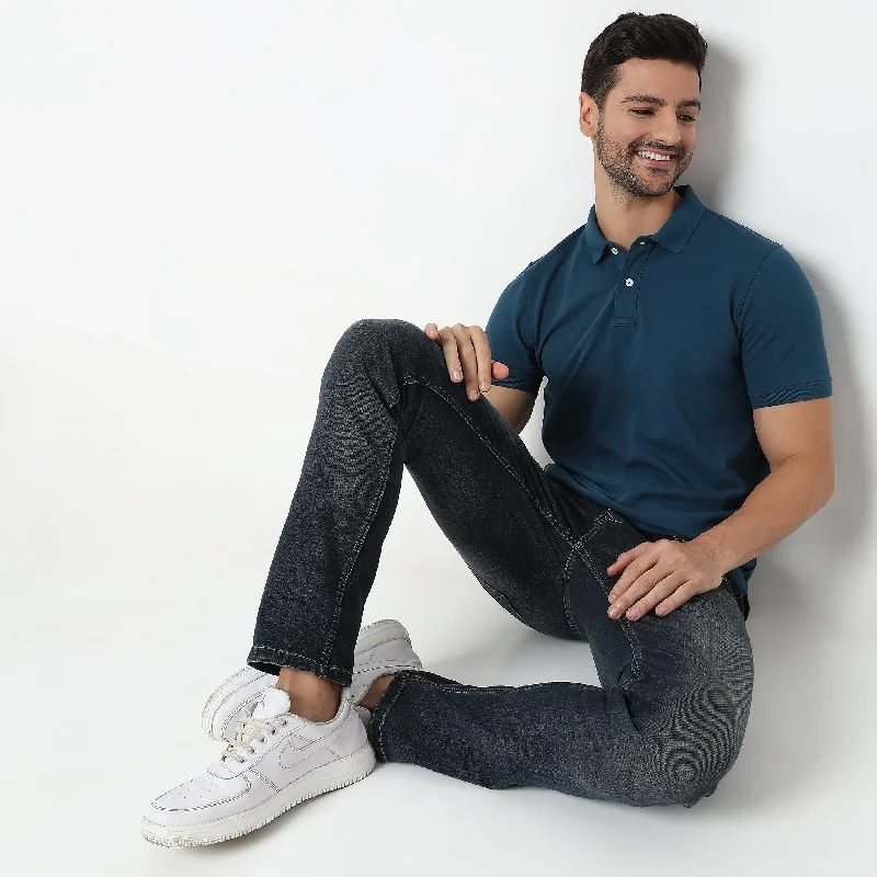 Bargain Prices Double Dyed Polo™ T-Shirt with Anti-Curl Collar Pique Knit