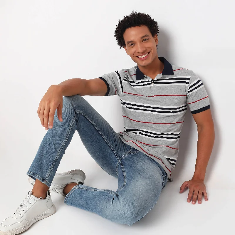 Unbeatable Prices Regular Fit Striped T-Shirt