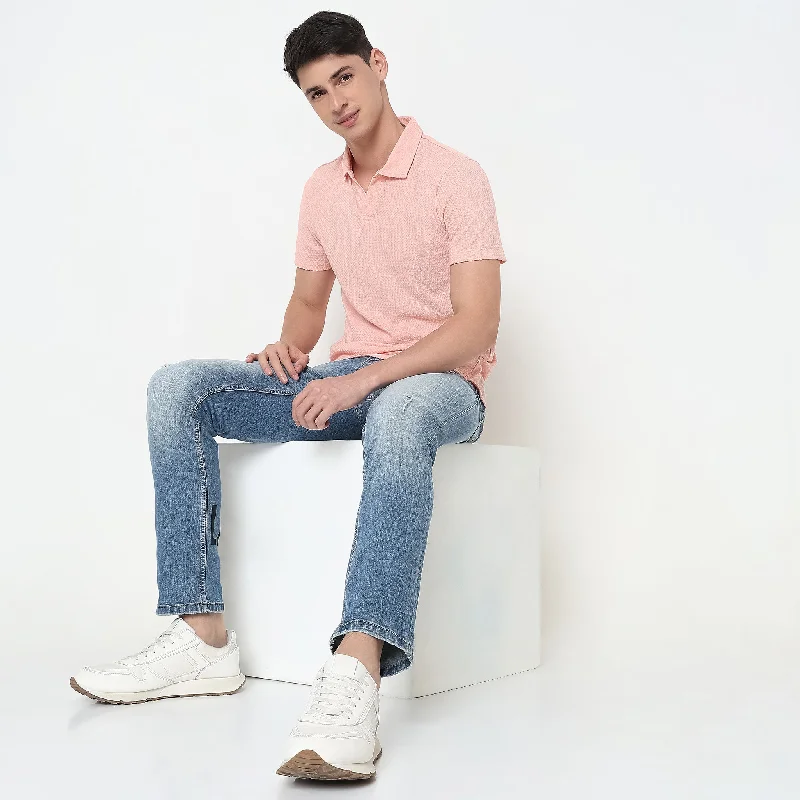Buy More, Save More Regular Fit Structured Polo T-Shirt