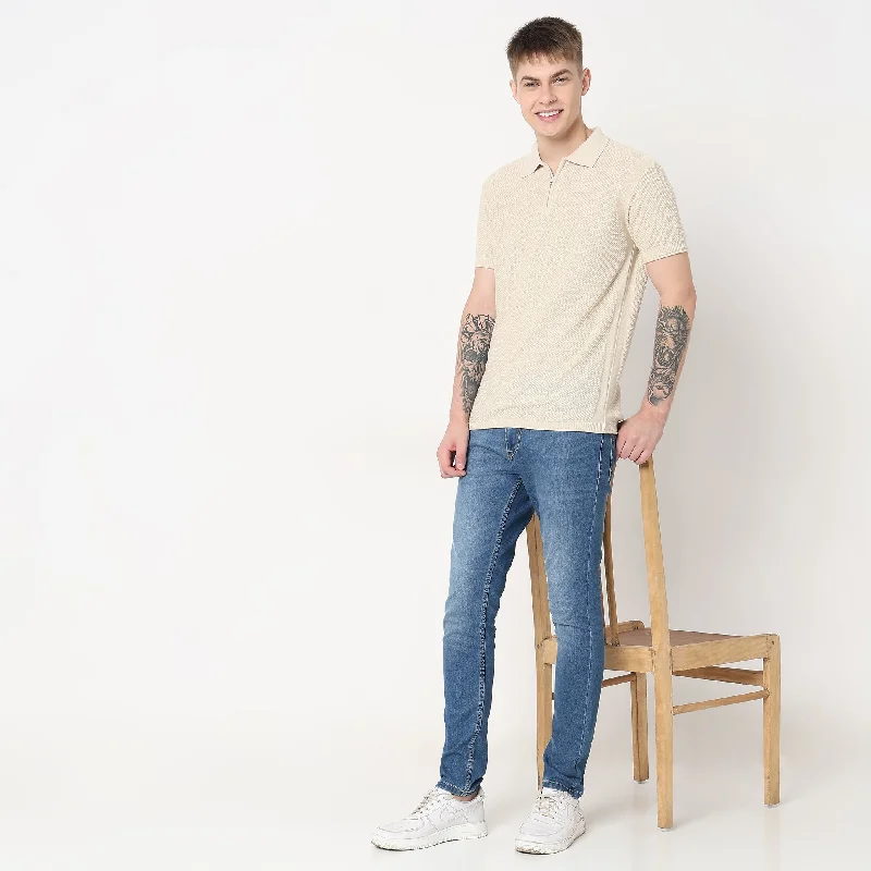Value Deals Regular Fit Structured T-Shirt