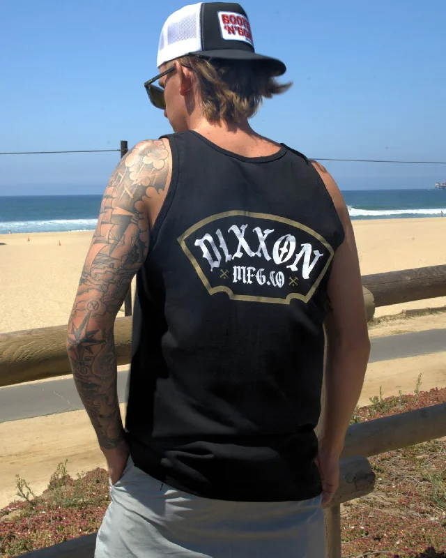 Deal Dash Gold/White Salty Patch Tank - Black