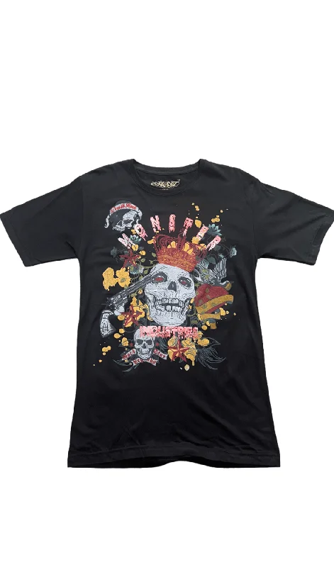 Last Chance Skull Splatter Graphic Tee