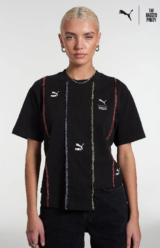 Don't Wait PUMA x The Ragged Priest Black Jersey Tee