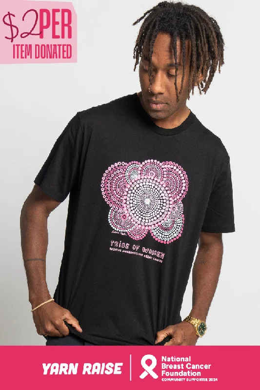Take Advantage Tribe Of Women Awareness Black Cotton Crew Neck Unisex T-Shirt