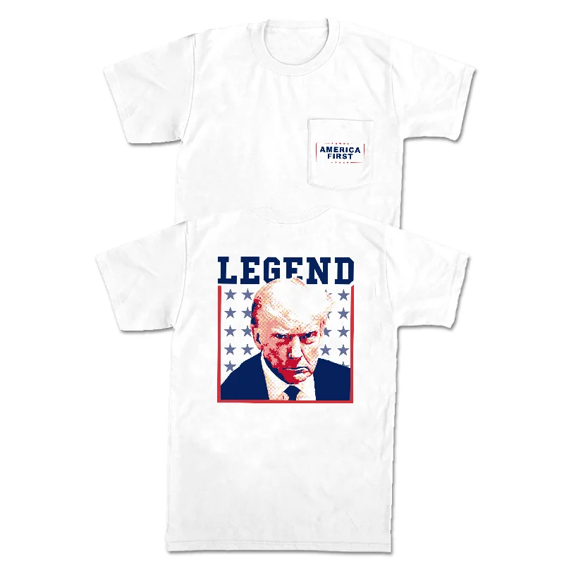 Online Only Trump Mugshot Legends II Pocket Tee
