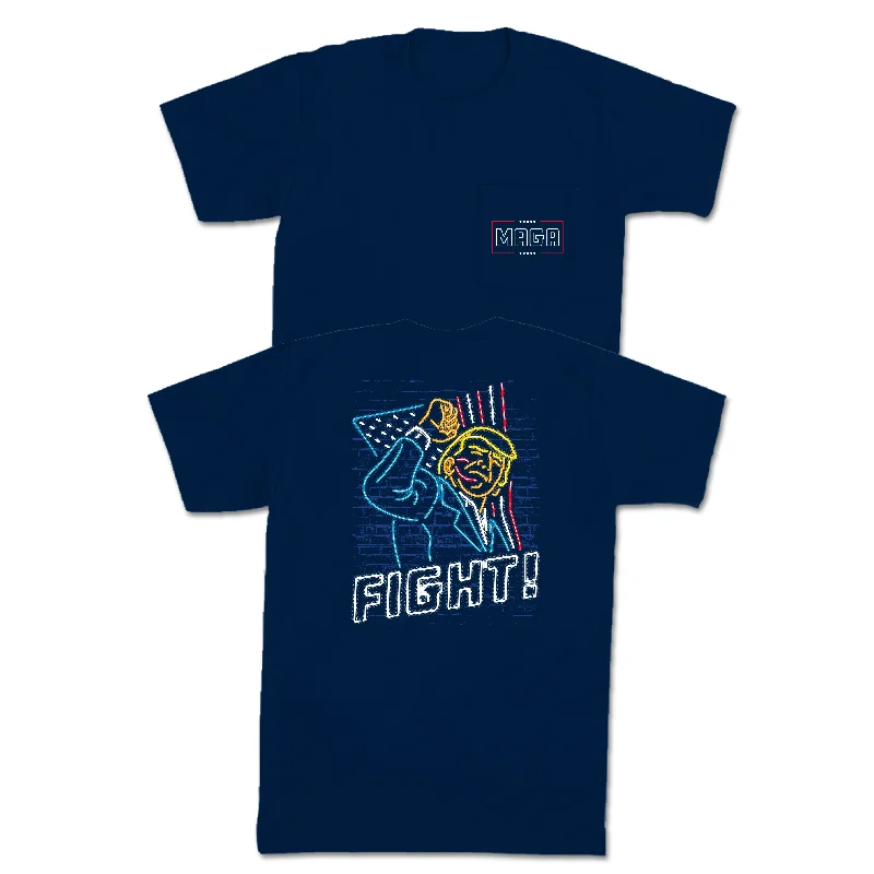 Unbeatable Prices Trump Neon Fight Pocket Tee