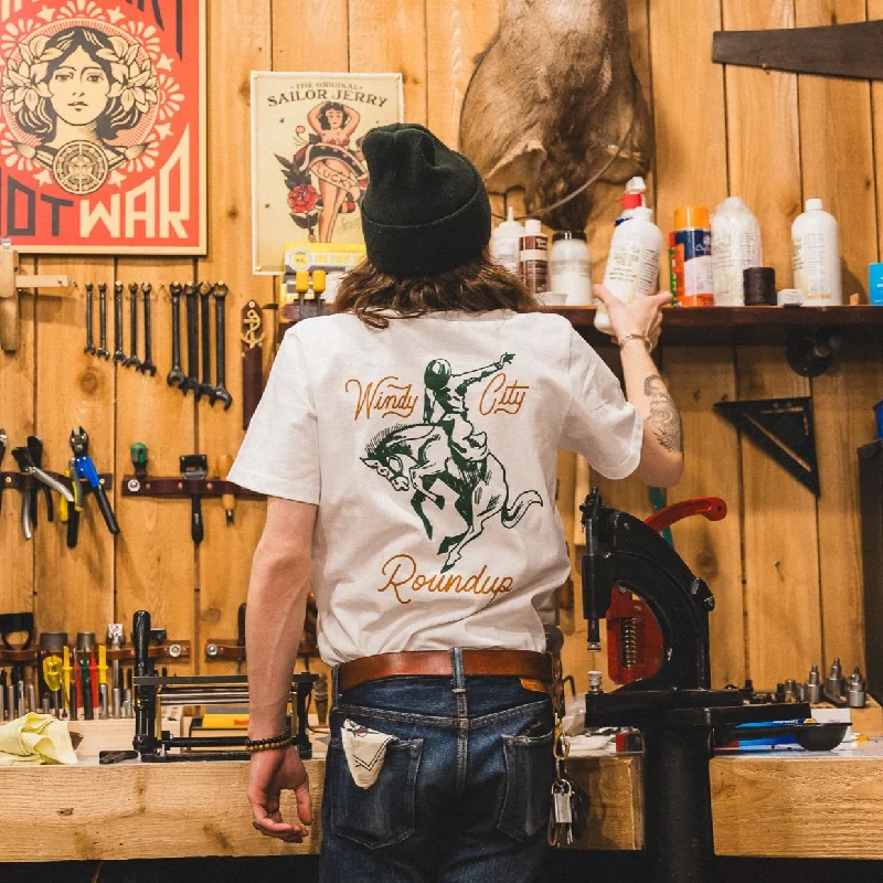 Weekend Deals You Can't Resist Round Up Premium Tee - White